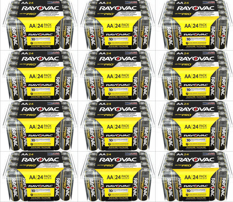Rayovac Ultra Pro AAA Alkaline Batteries (288 Pieces)