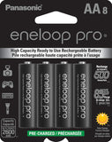 Panasonic Eneloop Pro AA Batteries - BK-3HCCA8BA - 8 Pack (12 Packs)