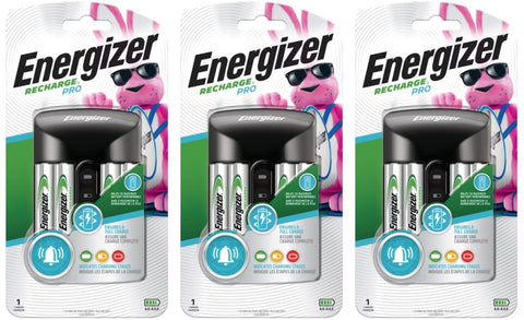 Energizer Recharge Pro Battery Charger - CHPROWB4 (3 Pieces)