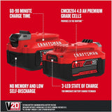 Craftsman CMCB204-2 Battery - 2 Pack - OEM Original