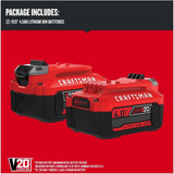 Craftsman CMCB204-2 Battery - 2 Pack - OEM Original