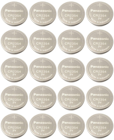 Panasonic CR2354 Battery - 3 Volt 560mAh Lithium - 20 Pieces