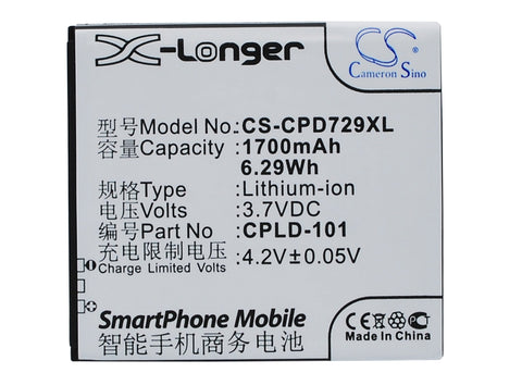 Coolpad CPLD-101 Battery Replacement for Mobile - Smartphone
