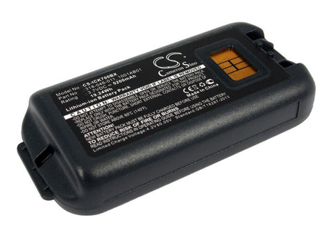 Intermec 1001AB02 Battery Replacement for Barcode Scanner