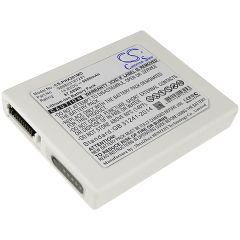 Philips SE-02211 Battery Replacement for Monitor - Defibrillator
