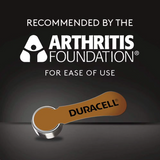 Duracell Size 312 Hearing Aid Batteries - DA312B6 EasyTab - 60 Battery Box