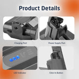 Dyson V10 Animal+ Battery Replacement for Cordless Vacuum