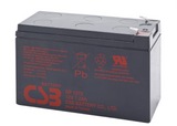 CSB GP1272 Battery - 12V 7.2Ah AGM - .187" Terminals - GP 1272
