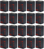 CSB GP645 Battery - 6V 4.5Ah AGM .187" Terminals - 20 Pieces