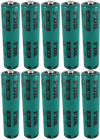 FDK HR-4U Battery - 1.2V 1000mAh AAA NiMH (Button Top)-10 Pieces