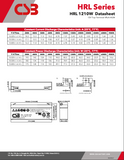 CSB HRL1210WF2FR Battery - 12V 2.3Ah AGM .250" Terminals - HRL 1210W F2FR - 16 Pieces