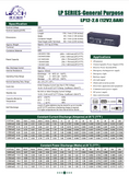 Leoch LP12-2.6 Battery - 12V 2.6Ah AGM - .187" Terminals