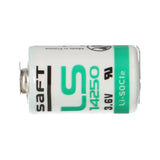 Saft LS14250-3PF Battery - 3.6V 1/2AA with 3 Pins (1 Pos - 2 Neg)