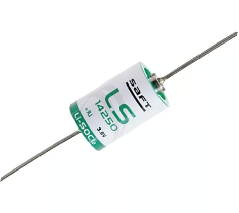 Saft LS14250-AX Battery - 1/2AA Lithium Axial Leads
