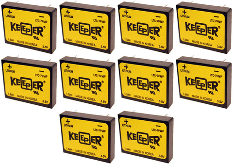 Eagle Picher LTC-7PMP Keeper Battery - 10 Pieces