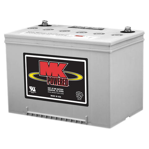 MK M34 SLD G Battery - 12V 60Ah AGM Battery - Nut & Bolt Terminals