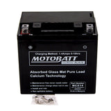 Motobatt MCX14 Battery - Sealed AGM Classic Black