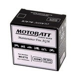 Motobatt MCZ7S Battery - Sealed AGM Classic Black