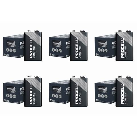 Duracell ® PC1604 Procell ® 9 Volt Alkaline Batteries (72 Pieces)