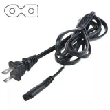6 Ft Power Cord Polarized Polarized 2-Contact Female 2-Contact AC Male US New
