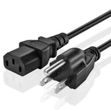 6 Ft Power Cord Cable Standard Wire IEC/Kettle Female 3-Contact AC Male US New