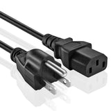 6 Ft Power Cord Cable Standard Wire IEC/Kettle Female 3-Contact AC Male US New