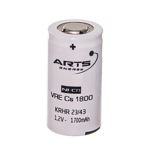 Arts Energy - Saft VRE Cs 1800 L Battery - 1.2V 1800mAh Sub C NiCd - Flat Top - 417240-101