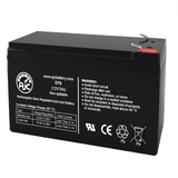 AJC Interstate D7S Battery Replacement - 12V 7Ah Sealed AGM - .250" Terminals