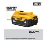 DCB204 - DCB204-2 Dewalt 20 Volt 4Ah Max Battery - 2 Pack - OEM