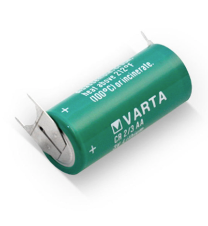 Varta 06237201301 Battery - 3 Volt 1350mAh Lithium - 3 Pin (1 + Pos / 2 - Neg) (Copy)
