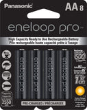 Panasonic Eneloop Pro AA Batteries - BK-3HCCA8BA - 8 Pack (12 Packs)