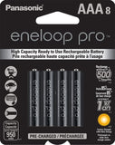 Panasonic Eneloop Pro AAA Batteries - BK-4HCCA8BA - 8 Pack (12 Packs)