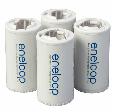 Panasonic Eneloop Adapters for C Batteries - BQ-BS2E4SA