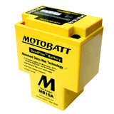 Motobatt MB16A Battery - 12V 19Ah 200CCA Sealed AGM