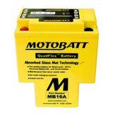 Motobatt MB16A Battery - 12V 19Ah 200CCA Sealed AGM