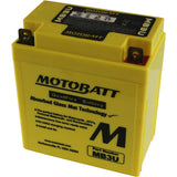 Motobatt MB3U Battery - 12V 3.8Ah 50CCA Sealed AGM