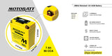 Motobatt MB5U Battery - 12V 7Ah 90CCA Sealed AGM