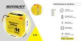 Motobatt MBT6N6 Battery - 6V 6Ah Sealed AGM