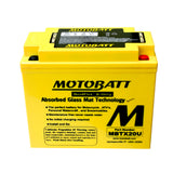 Motobatt MBTX20U Battery - 12V 21Ah 320CCA Sealed AGM