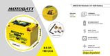 Motobatt MBTZ10S Battery - 12V 8.6Ah 190CCA Sealed Lead