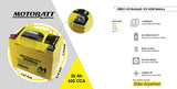 Motobatt MBU1-35 Battery - 12V 35Ah 420CCA Sealed AGM