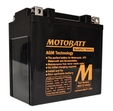 Motobatt MBYZ16HD Battery - 12V 16.5Ah 260CCA Sealed AGM