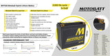 Motobatt MHTX20 Battery - 12V 14Ah 550CCA Hybrid Lithium