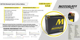 Motobatt MHTX30 Battery - 12V 24Ah 650CCA Hybrid Lithium