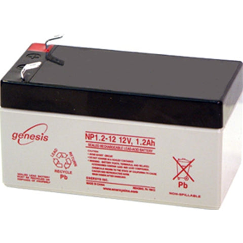 Enersys Genesis NP1.2-12 Battery - 12 Volt 1.2 Ah