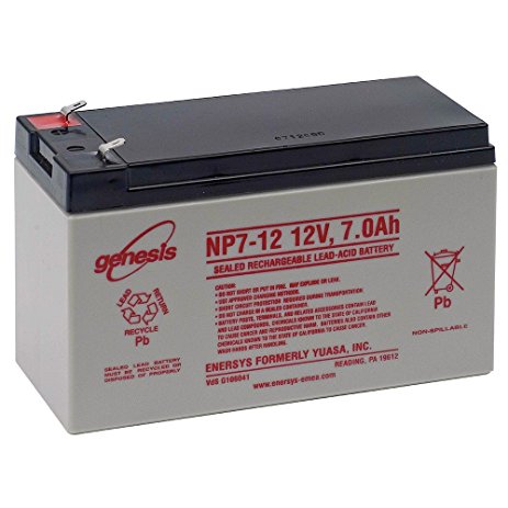 Enersys Genesis NP7-12 Battery - 12 Volt 7 Ah