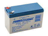 Power Sonic PS-1290 F2 Battery - 12 Volt 9 Amp Hour - .250" Terminals