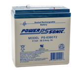Power Sonic PS-6360 F2 Battery - 6 Volt 36 Amp Hour