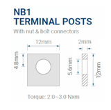 Power Sonic PS-12280 NB Battery - 12 Volt 28 Amp Hour